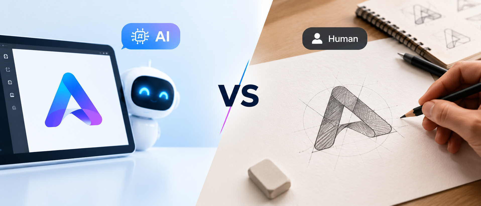 AI Logo vs Human-Designed Logo: Which Is Better for Your Business?